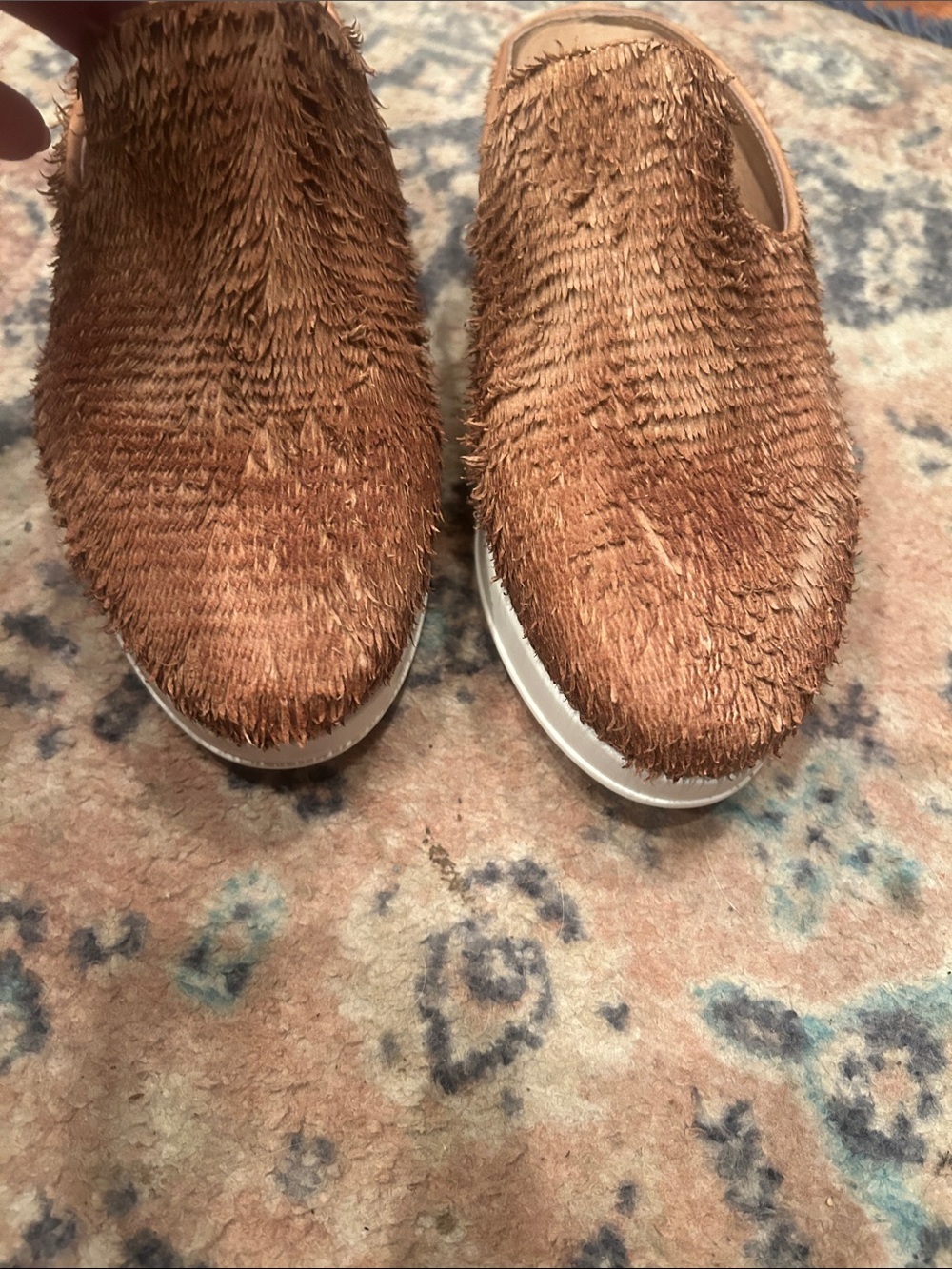 Antelope Tan Woven Slip-On Mule - Picture 3 of 13